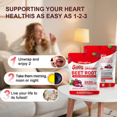 Beet root powder and polyphenols for heart health illustration