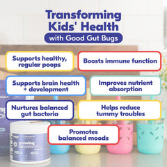 Prebiotic powder easy to mix into beverages