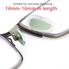 Anti-slip nose pads preventing glasses from sliding