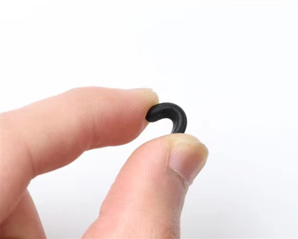 Soft silicone nose pads replacement for glasses – anti-slip (black)