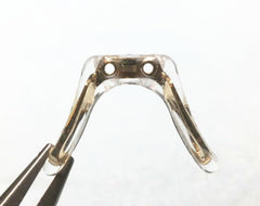 Soft silicone nose pad for comfortable wear