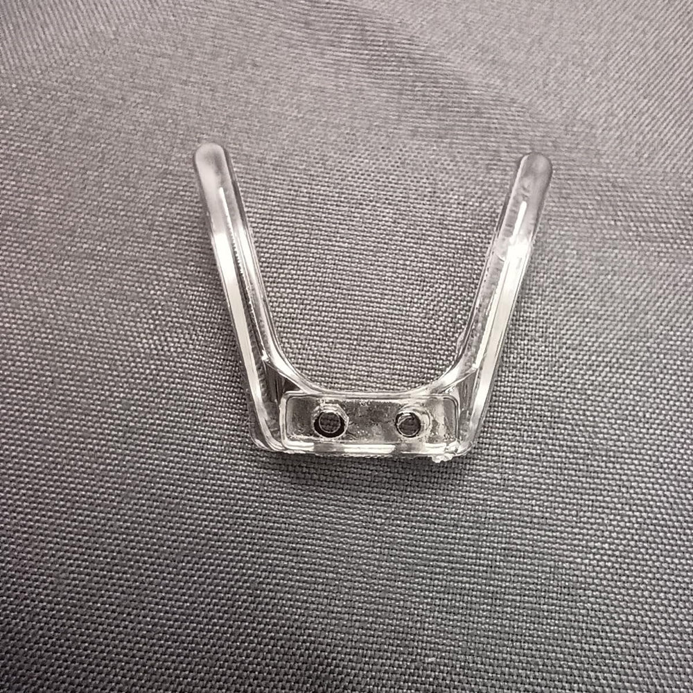 Internal metal support in nose pad for stability