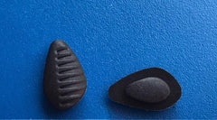 Anti-slip silicone nose pads on glasses frames - BEHLINE