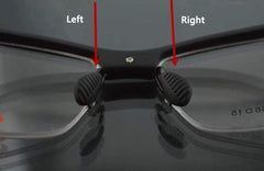 BEHLINE black silicone nose pads kit - 2 pairs