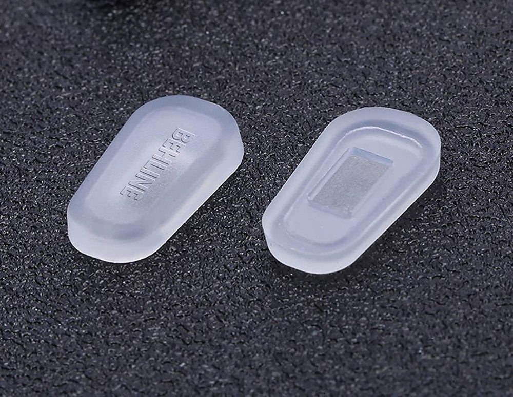 BEHLINE silicone nose pads covers on eyeglasses - pair