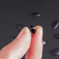 Soft silicone nose pads close-up