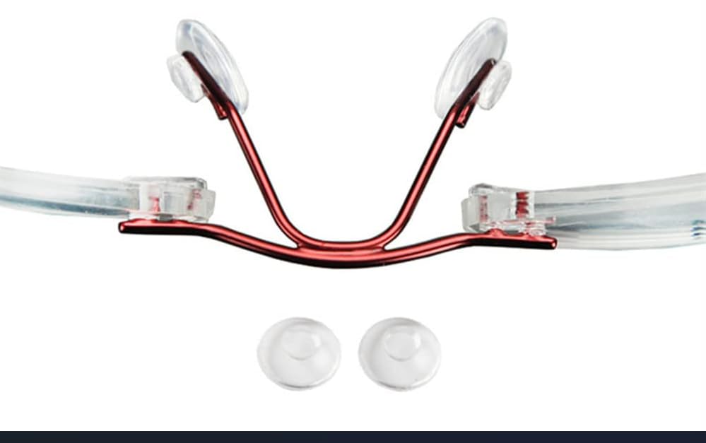 5 pairs replacement nose pads for rimless/frameless eyeglasses