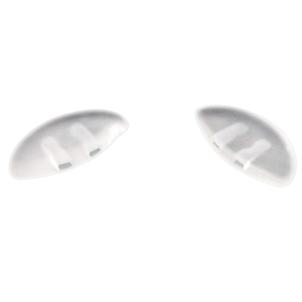 Lightweight, flexible silicone nose pads for sensitive skin