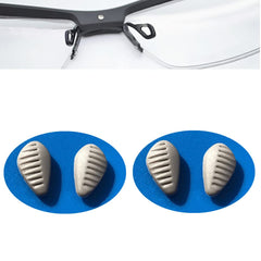 BEHLINE grey silicone nose pads for eyeglasses - pair 1
