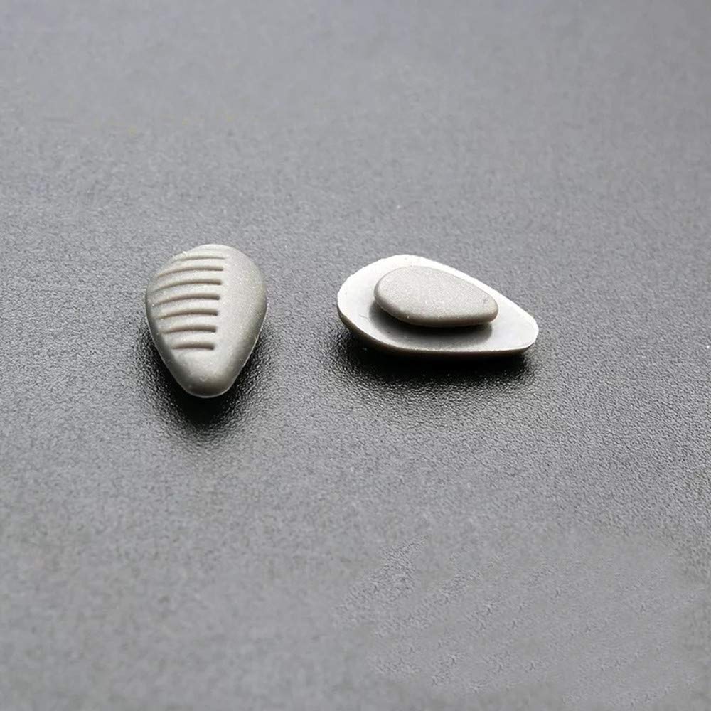 BEHLINE grey silicone nose pads for eyeglasses - pair 2
