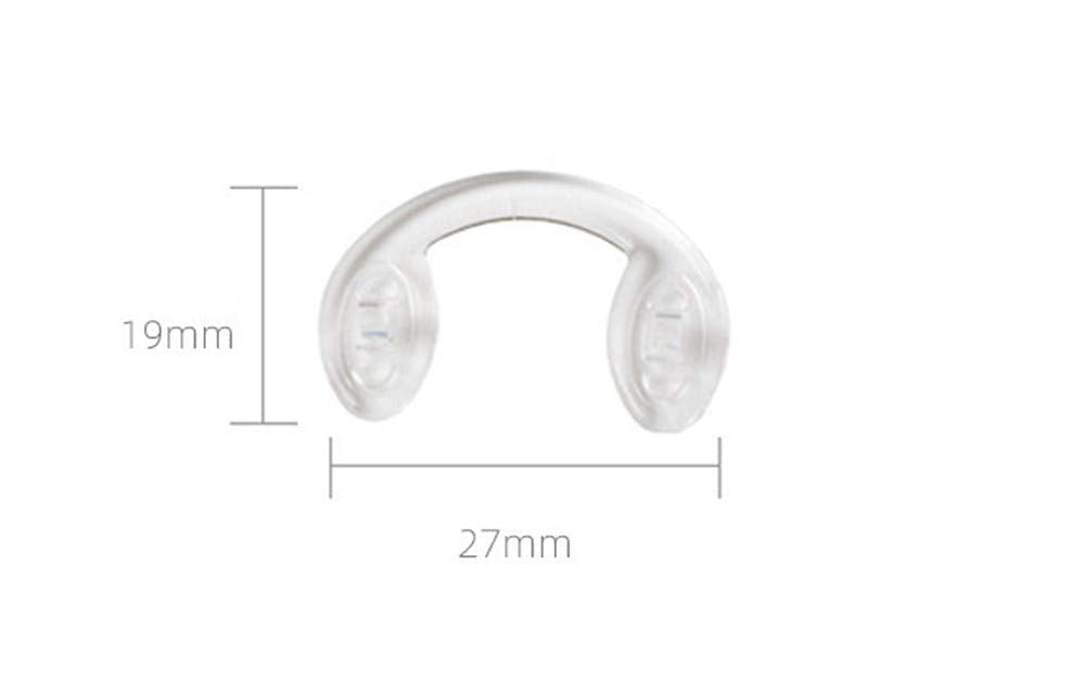 Bridge strap/saddle nose pads for eyewear