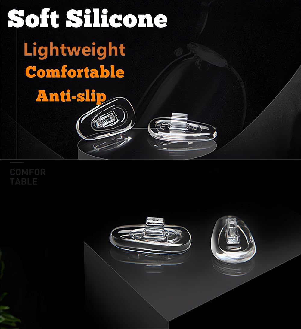 Universal 15x8mm nose pads for most glasses