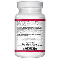 Label showing ViNitrox, Hesperidin, Hawthorn Extract