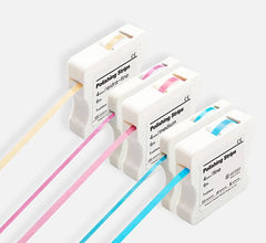 Roll of BELEON polishing strips with packaging