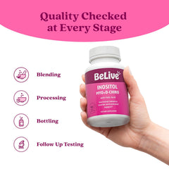 BeLive capsules in hand demonstrating portability and daily routine convenience