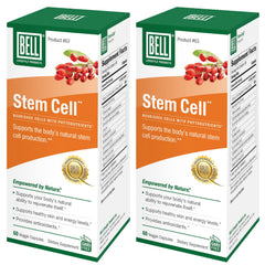 Bell Stem Cell Supplements bottle with Celulas Madres branding