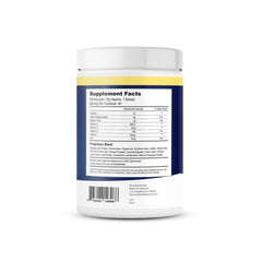 Close-up of Pineapple flavor label on detox powder canister