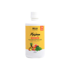 Front view of Bella All Natural Moringa Juice Energy Plus bottle (32oz)