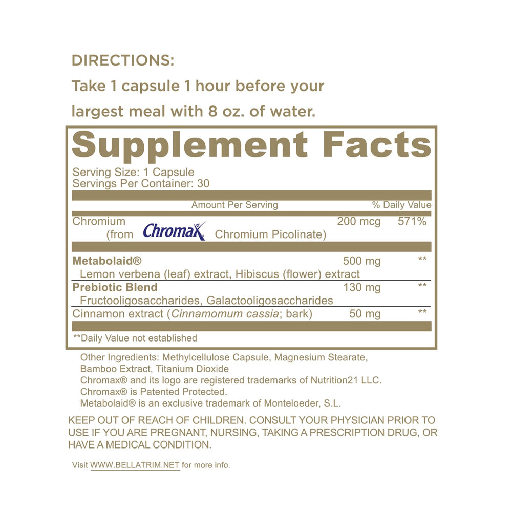 BellaTrim 30 capsules for women