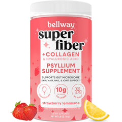 Hero image of Bellway Super Fiber Powder + Collagen Strawberry Lemonade