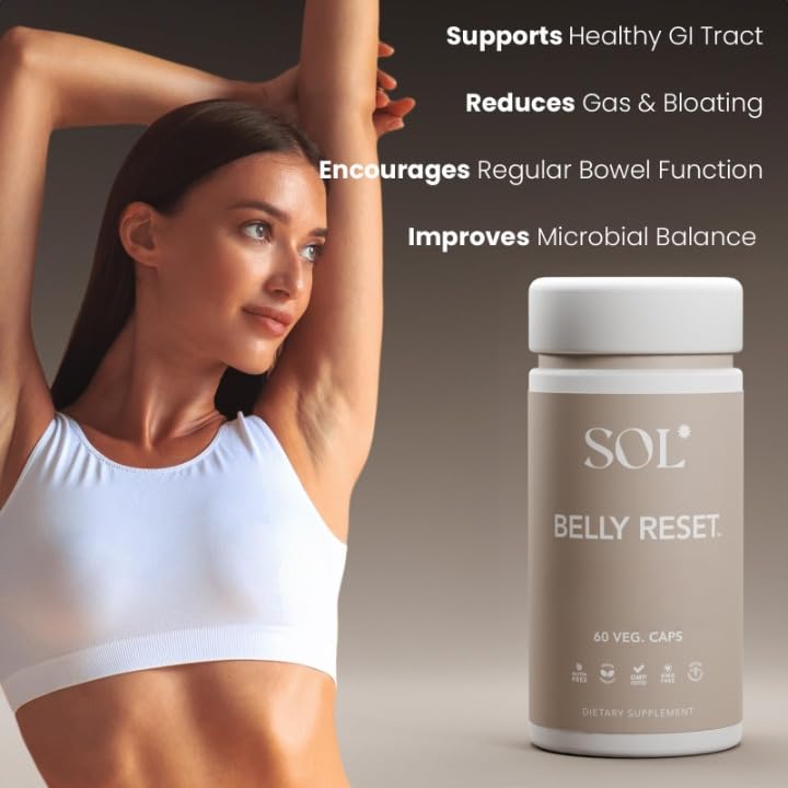 Close-up of Belly Reset capsules