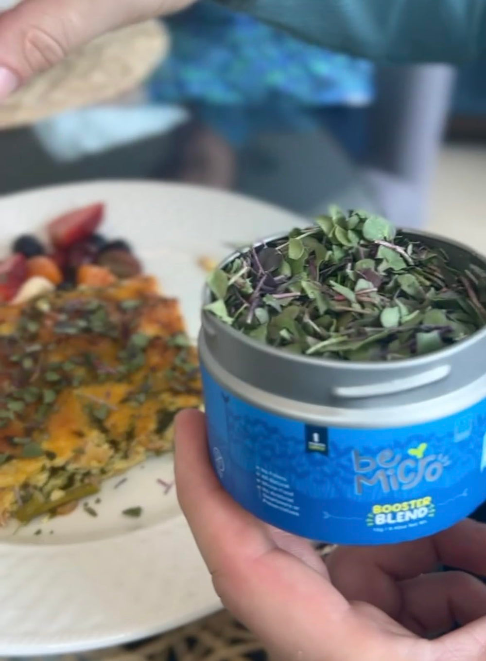 Cabbage microgreens in BeMicro Booster Blend