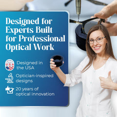 Portable eyeglass frame repair tool for technicians on the go
