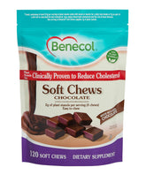 Benecol Soft Chews chocolates arranged in a row