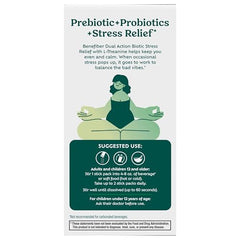 Gluten-free Benefiber Dual Action Biotic Plus Stress Relief packaging
