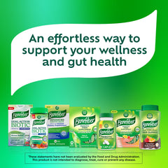 Natural fruit flavors and colors on Benefiber gummy label