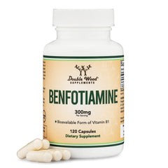 Benfotiamine 300mg 120-capsule bottle — hero image