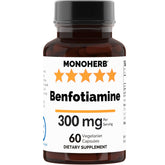 Benfotiamine 300 mg - 60 Veg Capsules bottle front