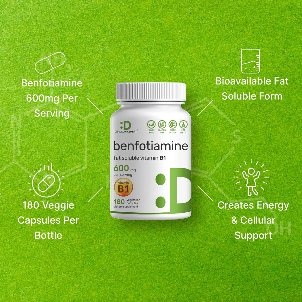USA-made benfotiamine label