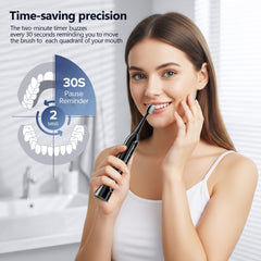 Close-up of adjustable water pressure for flossing