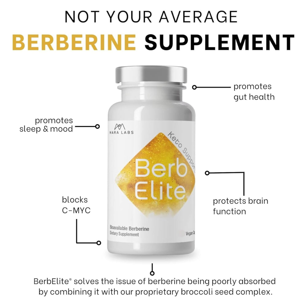 BerbElite bottle with packaging