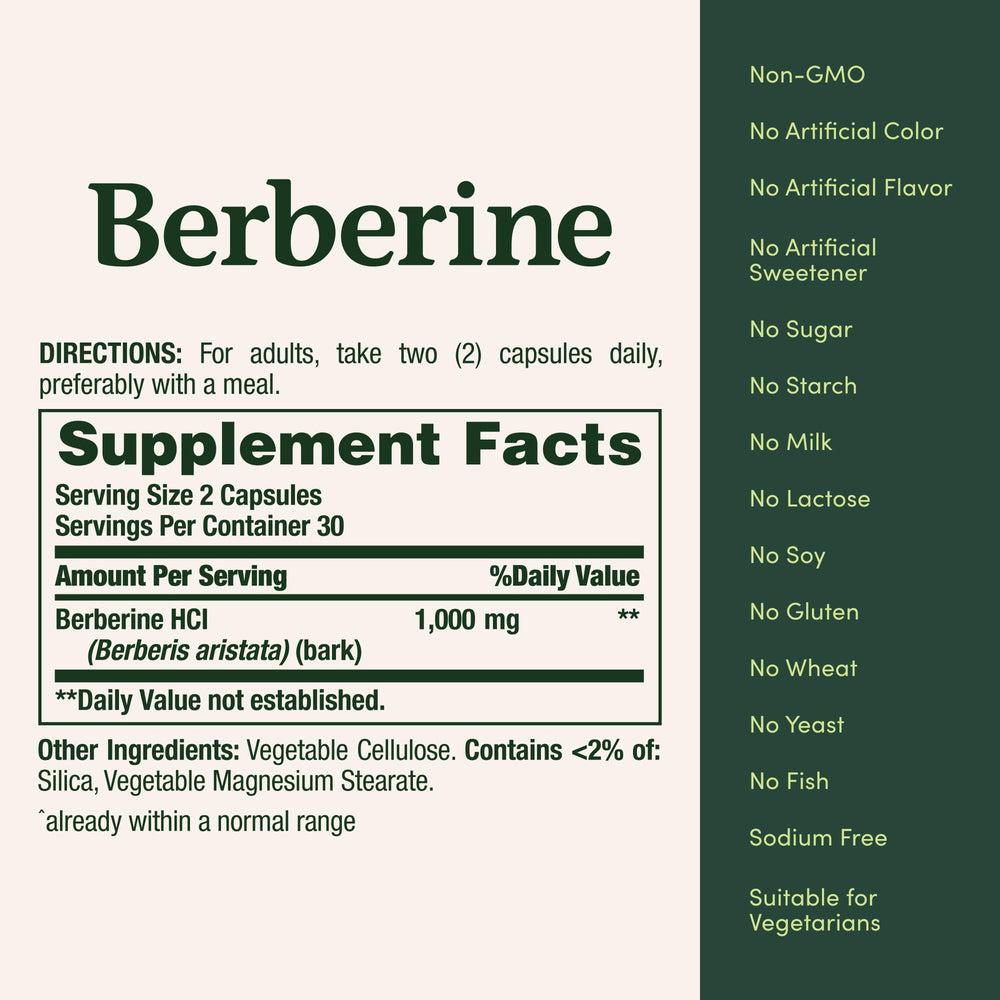 Berberine plant-based ingredient from Berberis aristata