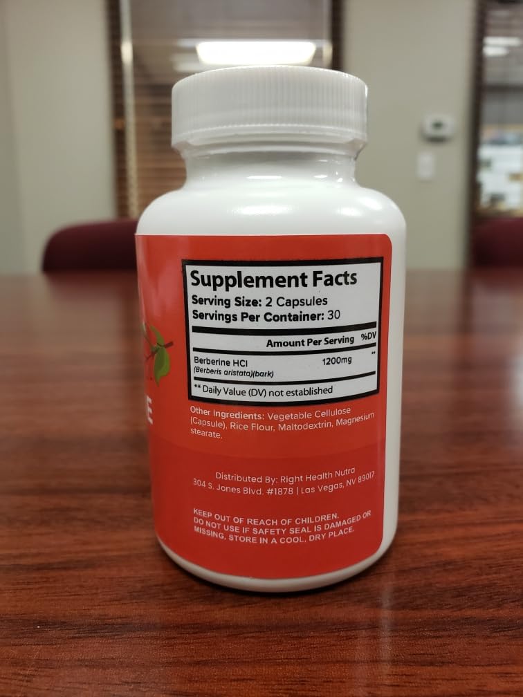 Energy and metabolism support from berberine
