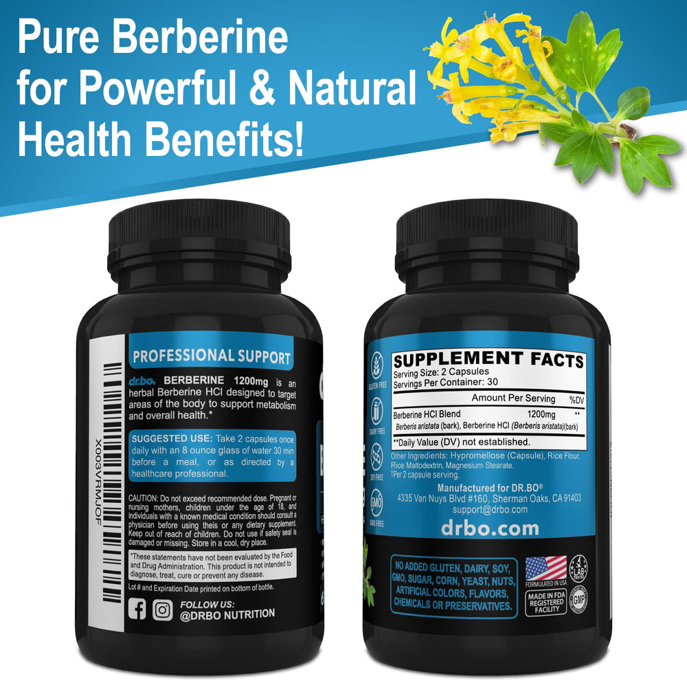 Lifestyle image of adults taking berberine capsules