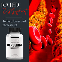 180 capsules of berberine supplement