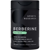 Hero image: Sports Research Berberine 500mg bottle with 120 veggie capsules