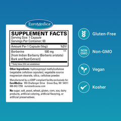 Berberine 500 mg with Indian barberry root extract