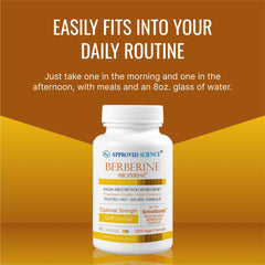 BioPerine logo with Berberine bottle