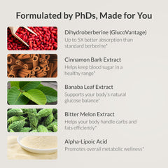 Close-up of Berberine Breakthrough ingredients