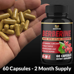 Berberine and Cinnamon ingredients highlight