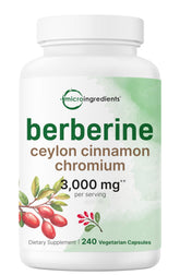 Hero image: Berberine Cinnamon Chromium Turmeric 240 capsules bottle
