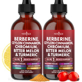 Berberine with Ceylon Cinnamon Liquid Drops bottle, 4 oz
