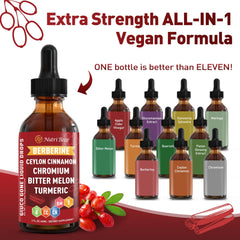 Label of Berberine with Ceylon Cinnamon bottle