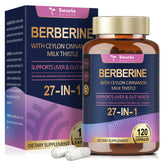 Totaria Berberine supplement bottle with cinnamon and milk thistle