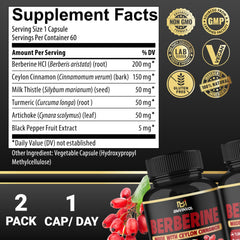 Product label showing 120 capsules and 4-month supply