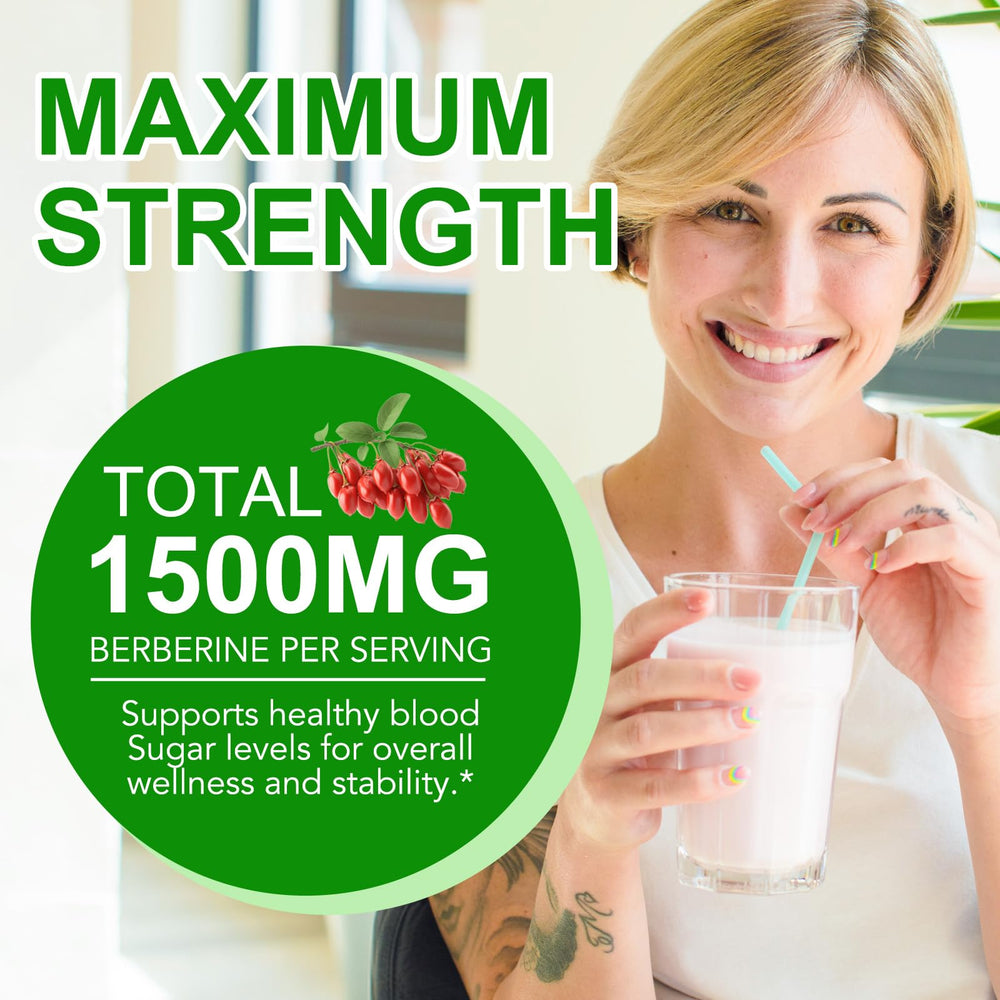 Blend of berberine with cinnamon and turmeric